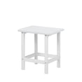 thumbnail image 1 of Aoodor Outdoor HDPE End Table Adirondack Side Table, Classic Modern Design, High-Quality, Easy Assembly, Muti-Purpose End Table for Patio, Garden, Lawn, 1 of 7