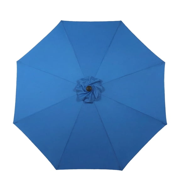 Aoodor Patio Umbrella Replacement Canopy for 10 ft 8 Ribs Table Umbrella, Outdoor Umbrella Replacement for Market Parasol, Royal Blue Canopy Only