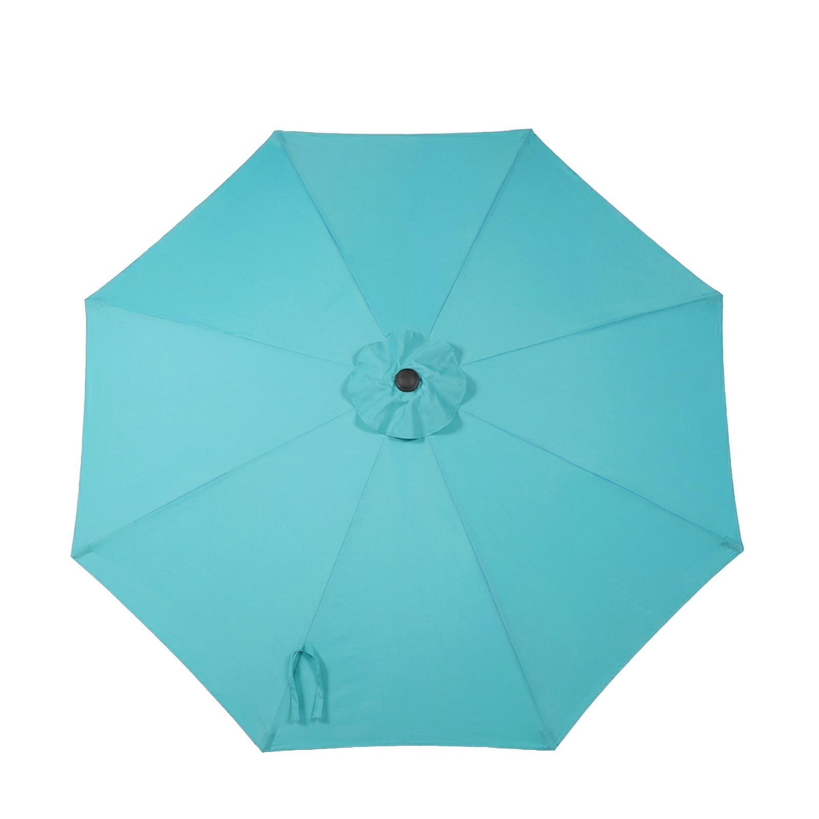 blue aqua outdoor patio umbrella replacement canvas Canopy 9 Ft 6 Rib Capri creating the perfect solution for refreshing your patio or garden ambiance. Aoodor Patio Umbrella Replacement Canopy