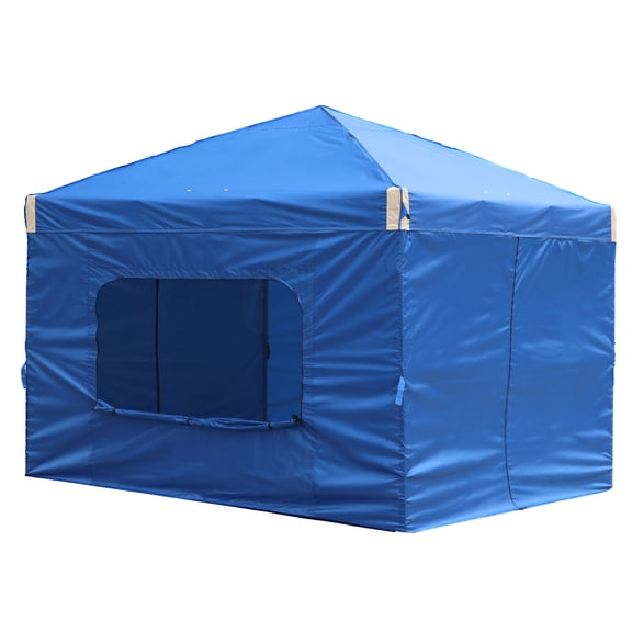 Aoodor Pop Up Canopy Tent with Removable Mesh Window Sidewalls, Portable Instant Shade Canopy with Roller Bag