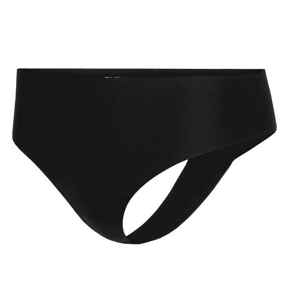 Aooho Women's Seamless & No Show Underwear Camel Proof Thong For Women Black High Waist Camel Cover Panties