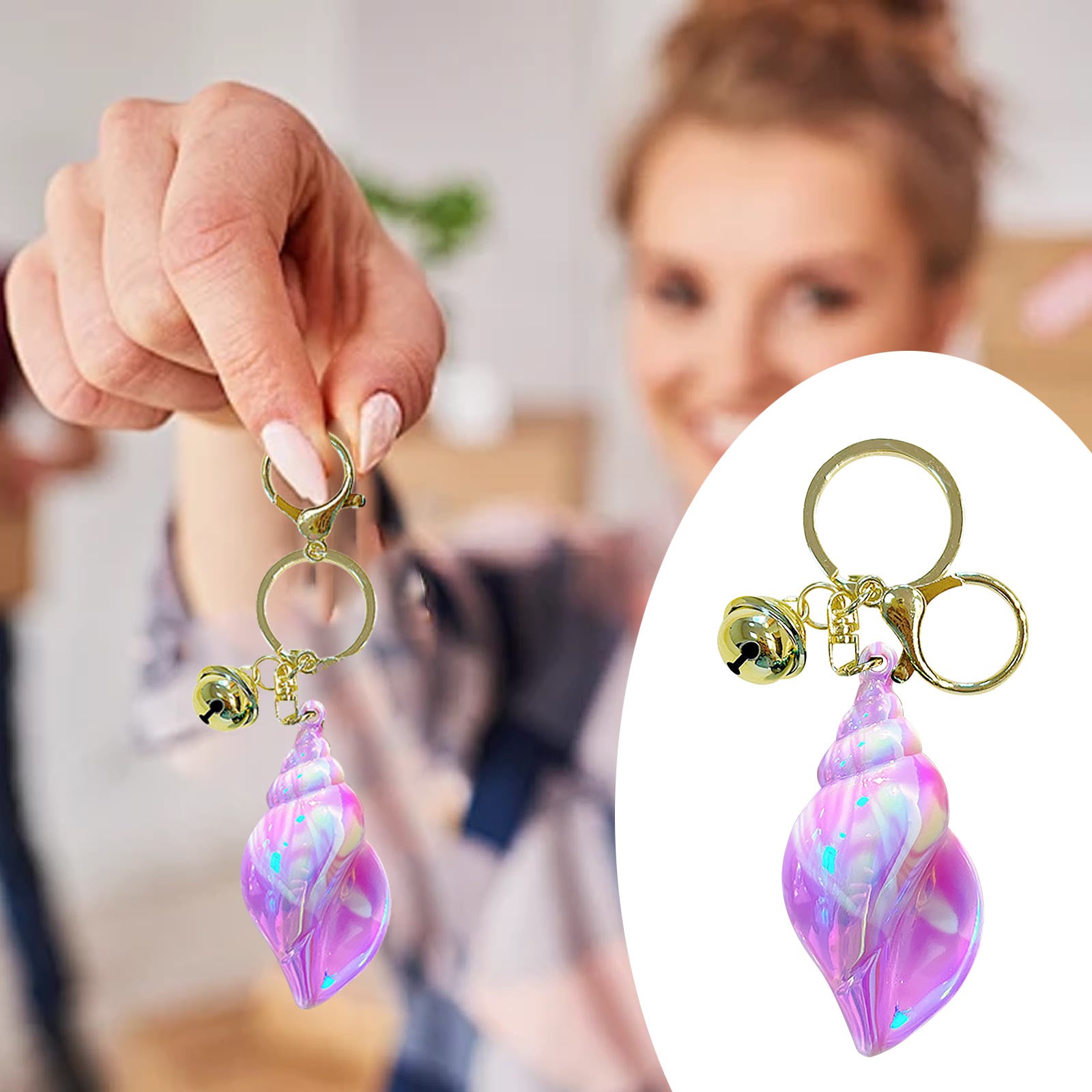 Aoorsake Clearance! Home Decor Room Decor Creative Color Plated Conch ...