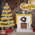 thumbnail image 1 of Aooww 6.56FT Christmas Garland Decorations To Christmas Tree Thick and Thin Streamers Foil Garland for Xmas Tree Decor Home Indoor, Christmas Tree Tinsel Garland, Gold, 1 of 6