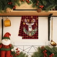 thumbnail image 1 of Aooww Christmas Kitchen Towels Merry Christmas Hand Towels Tree Gnome Truck Dish Cloths Absorbent Xmas Tea Dishcloths for Home Bathroom Xmas Kitchen Decor(A), 1 of 6