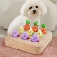 thumbnail image 1 of Aooww Interactive Vegetable Garden Snuffle Toy for Dogs with Hidden Treat Pockets, Soft Foraging Game for Mental Stimulation, Pet Enrichment Gift, Christmas Toys / Holiday Gifts, 1 of 6