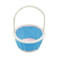 thumbnail image 1 of Aooww Mini Easter Baskets with Handles Easter Party Favor Supplies Mini Woven Rattan Flower Baskets with Colorful Ribbon for Tiny Party Favors, Arts with DIY Crafts,Blue, 1 of 6