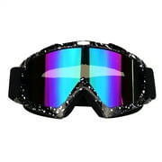 Aooww Motorcycle Goggles - Glasses - Dirt Bike ATV Motocross Anti-UV Adjustable Riding Offroad Protective Combat Tactical Military Goggles for Men Women Kids Youth Adult, C