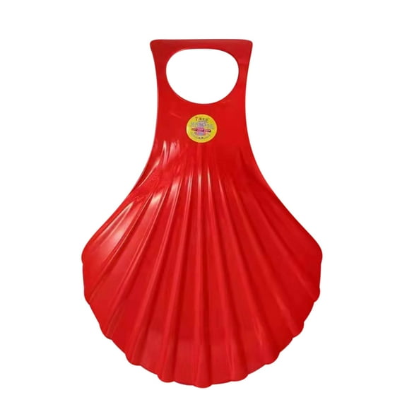 Aooww Safe Snow Sled Kids Sledge Winter Toboggan Outdoor Sport Skiing Board for Kids, Red, One Size