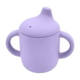 thumbnail image 1 of Aooww Tiny Silicone Drinking Training Cup with Handles & Straw for Baby and Toddler, 1 of 5