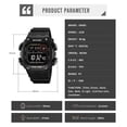 thumbnail image 1 of Aooww Water-Resistant Luminous Multifunction Digital Watch with Pedometer, Sleep Monitor & Call Alert, Smart Fitness Tracker,D, 1 of 8