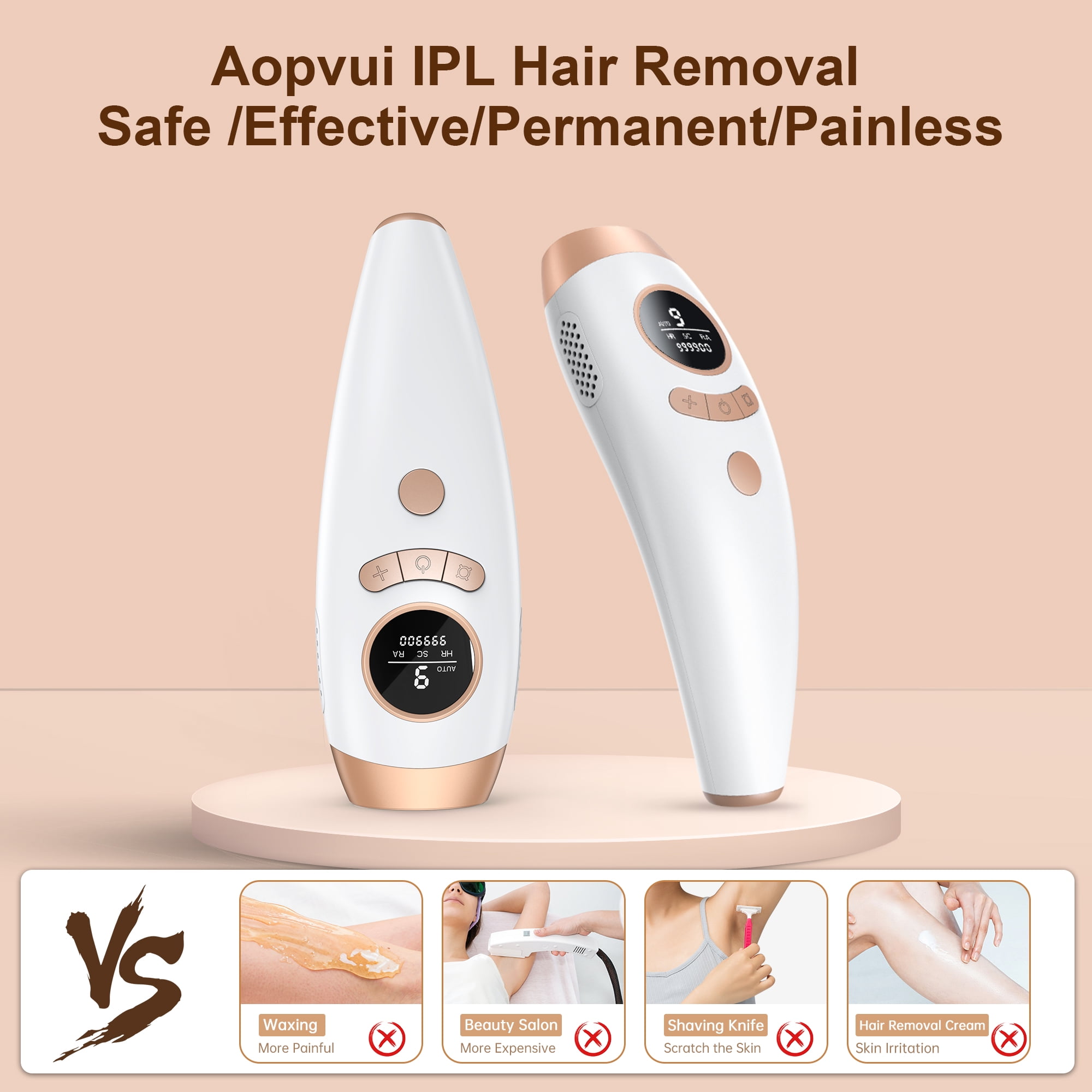 Aopvui IPL Laser Permanent Hair Removal