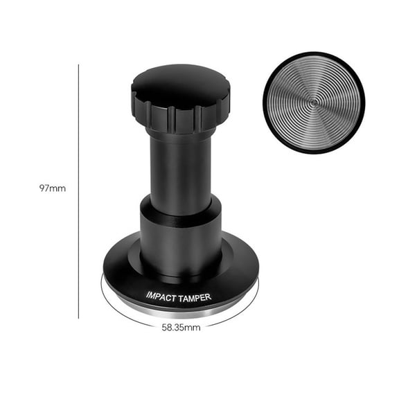 Aoqianlan 51 53 58mm Espresso Coffee Tamper Adjustable Pressure with Spring Design 58.35MM