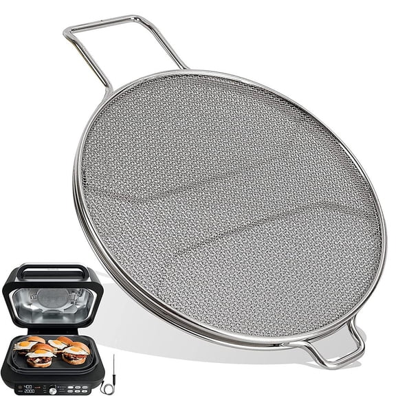 Aoqianlan Applicable to barbecue machine for IG600, IG601 IG651 double layer splash screen round and extended