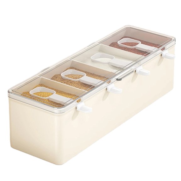 Aoqianlan Chilled Condiment Server Set: 4 Removable Containers & Ice for Freshness