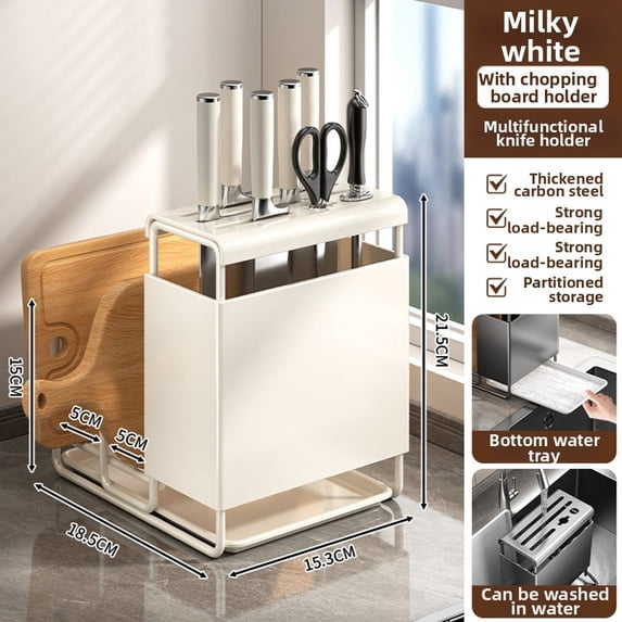 Aoqianlan Cutting Boards Organizer锛孲tainless Steel Kitchen Utensils ...
