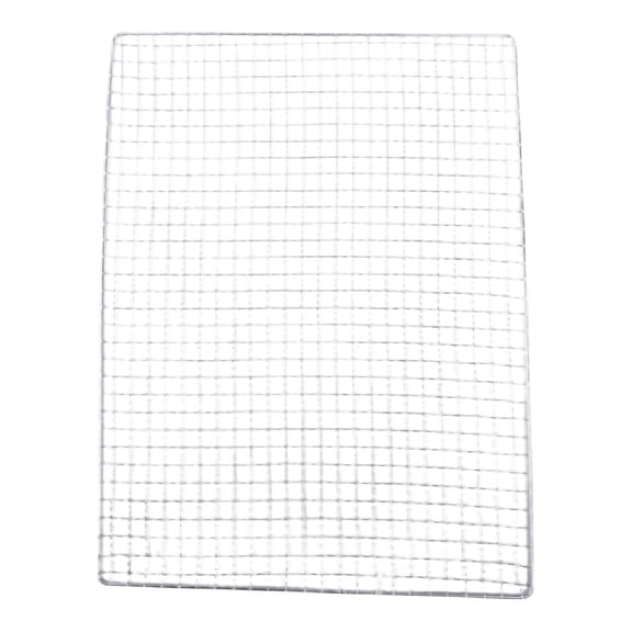 Aoqianlan Heavy Duty Barbecue Grid Galvanized Iron for Fish Meat Vegetable Cooking Sizes 40*30cm