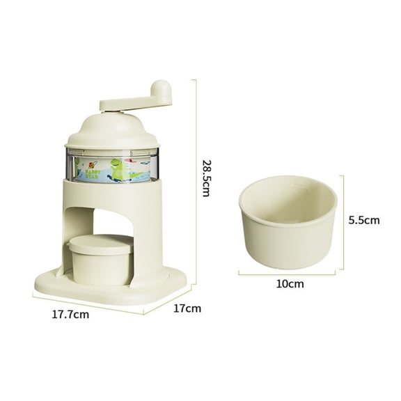 Aoqianlan Manual Shaved ice household small Mein mein ice maker ice crusher