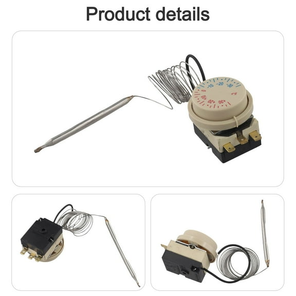 Aoqianlan Mechanical Rotary Thermostat For Refrigerators 30C Temperature For Adjusting The Temperature Of The Refrigerator Tools Parts