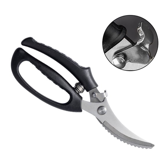 Aoqianlan Poultry Shears, Heavy Duty Kitchen Shears With Anti-Slip Handle & Safety Lock