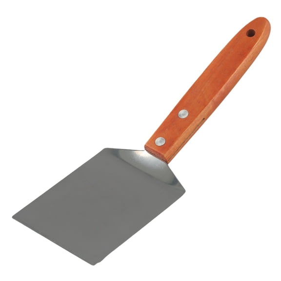 Aoqianlan Stainless Steel Cake Shovel Pie Pizza Cheese Spatula Server Cake Divider Knives Wood Handled Shovel Cake Baking Tool