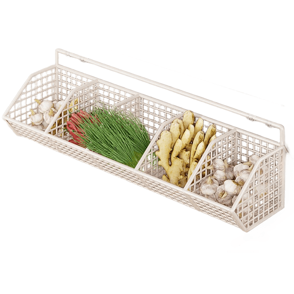 Aoqianlan Wall Mounted Spice Rack for Multi Layer Kitchen Organizer for Onion Spice Garlic