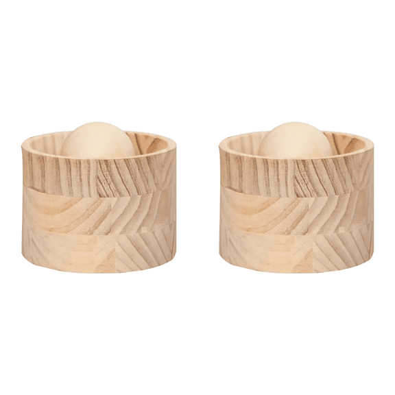 Aoqianlan Wooden Dumpling Maker & Press: Effortless Pastry Creation for All! 2pcs