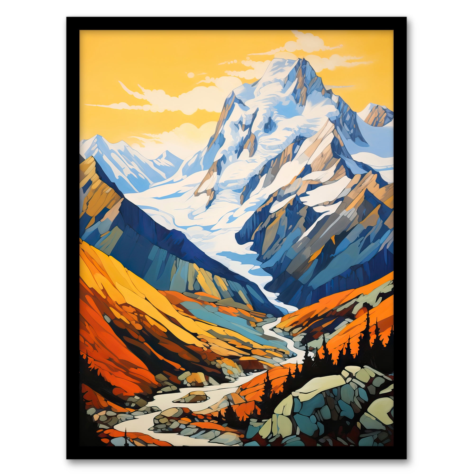 Aoraki Mountains Art Print