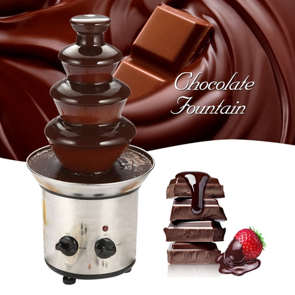 Aoresac Chocolate Fountain,Set Candy Ranch Candy Ranch Cheese Pot Set Candy 4 Tiers Pot 4 Layer Pot Maiju Bhcase 4 Layer