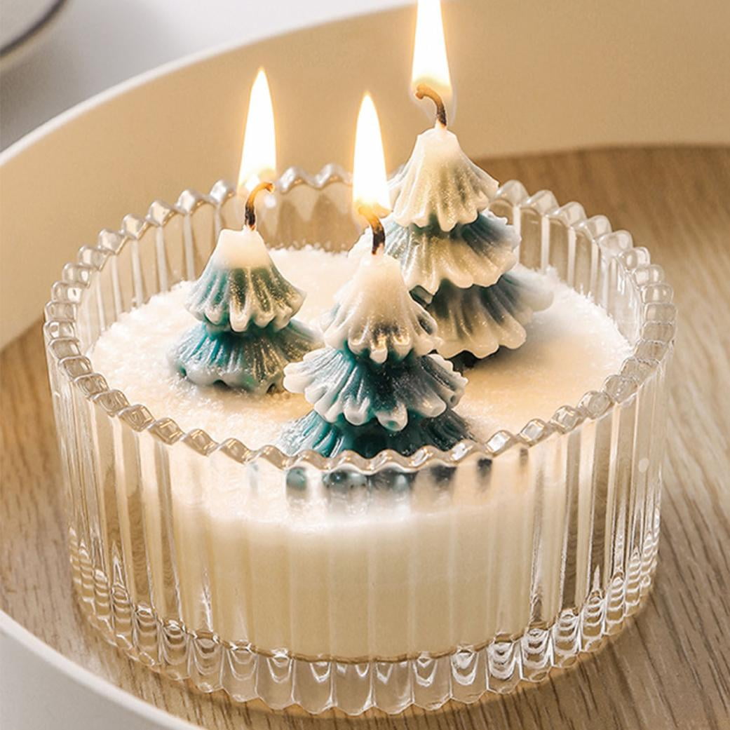 Aorijia Christmas Tree Candle Aspen Christmas Tree Candle, Winter