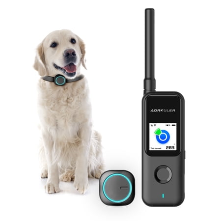 Aorkuler GPS Dog Tracker, Pet Tracker No Monthly Fee No Subscription, Dog Tracker Without Cellular Networks,Real-Time Tracking Device for Dog and Pets, Dog Tracker Without Mobile Phones