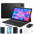 thumbnail image 1 of Aorlym P10 Pro Android 16 Tablet, 10 inch Tablets with Gemini AI, 120Hz, 48GB RAM+128GB ROM/2TB, Octa-Core T7250, 8800mAh, 13MP+5MP, 3.5mm Jack, Face ID, GPS, 5G WiFi, OTG, Tablet with Keyboard Pen, 1 of 10