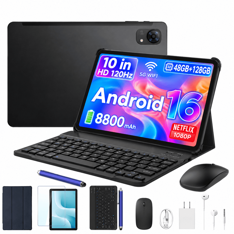 Android16 タブレット 10インチ 48GB+128GB P10 Pro Aorlym P10 Pro Android 16 Tablet, 10 inch Tablets with Gemini AI