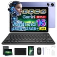 thumbnail image 1 of Aorlym P11 Pro 11 inch Tablet with Android 16 & Gemini AI, 48GB RAM+128GB ROM/2TB, T7250 Octa-Core, 8800mAh/18W, 120Hz, 5MP+13MP, GPS, FM, Face ID,OTG,5G WiFi, Tablets with Keyboard Stylus, 1 of 10