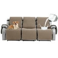 thumbnail image 1 of Aorsher 100% Waterproof 3 Seater Recliner Sofa Covers, Anti-Slip Recliner Sofa Covers with Pockets, Elastic Straps, Washable Reclining Sofa Protector for Kids, Pets, Dogs, Khaki, 1 of 16