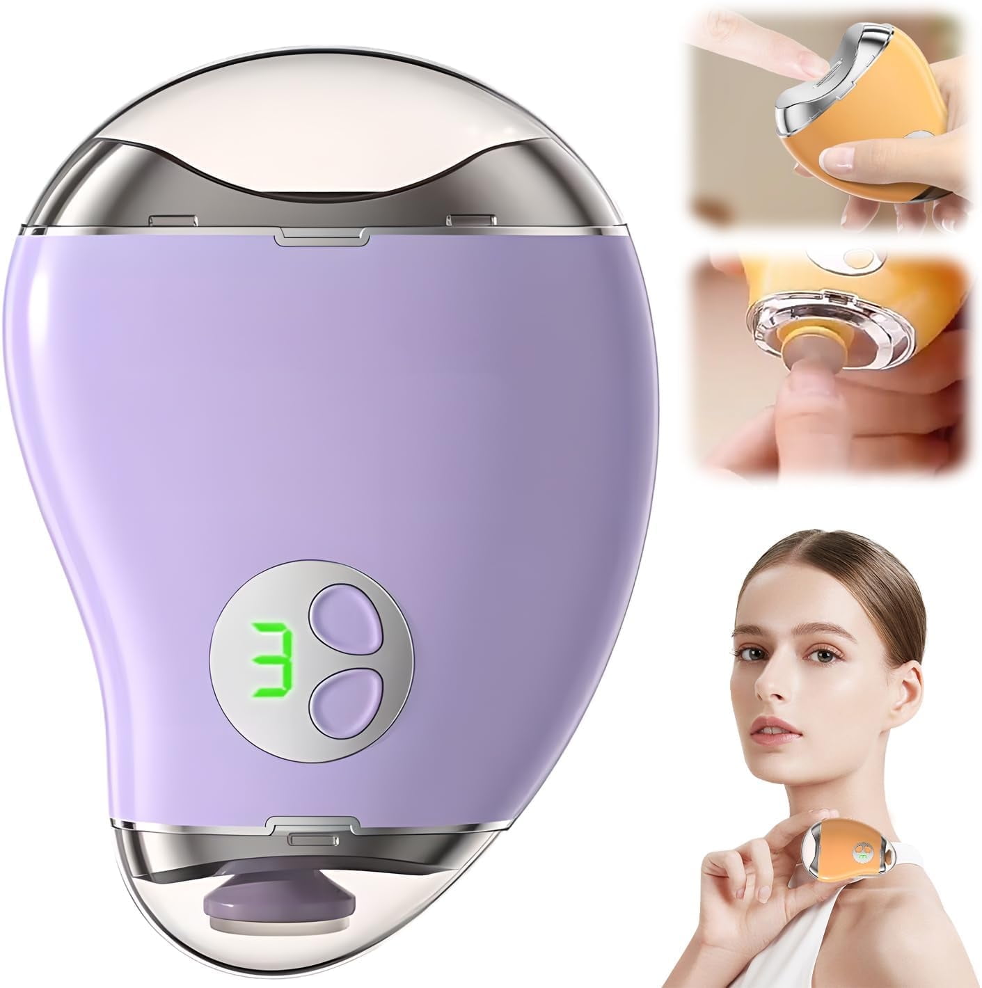 Aorsher 2 in 1 Electric Polishing Nail Clippers, Electric Nail Clippers with Nail Clip Storage, Automatic Nail Trimmer for Adults and Seniors