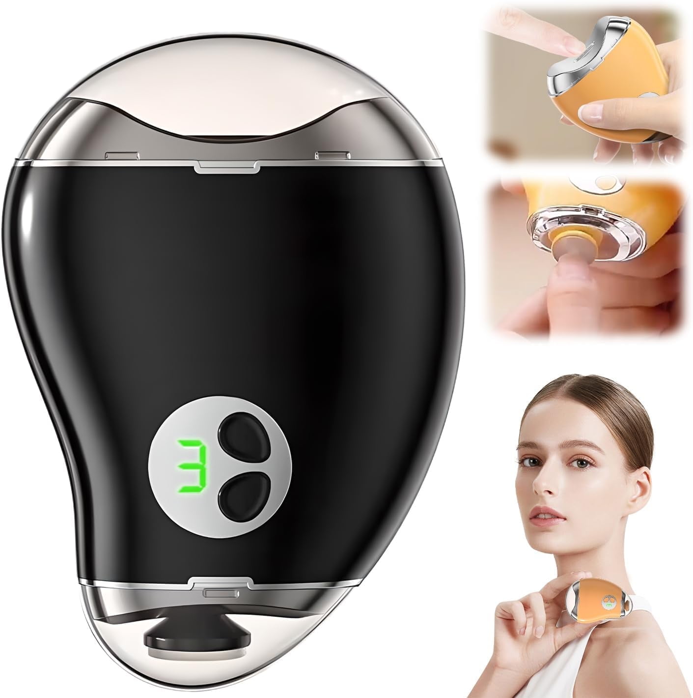 Aorsher 2 in 1 Electric Polishing Nail Clippers, Electric Nail Clippers with Nail Clip Storage, Automatic Nail Trimmer for Adults and Seniors