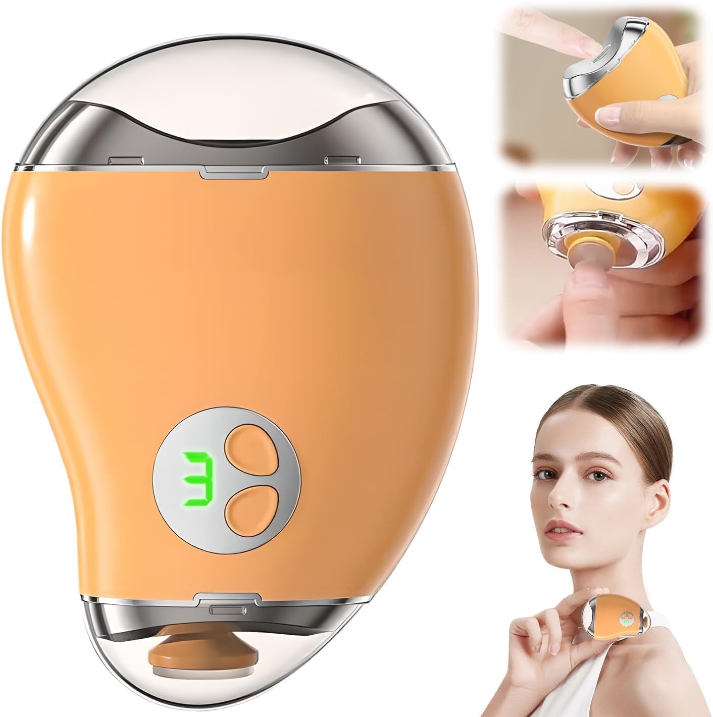 Aorsher 2 in 1 Electric Polishing Nail Clippers, Electric Nail Clippers with Nail Clip Storage, Automatic Nail Trimmer for Adults and Seniors
