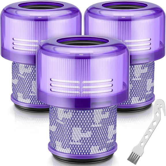 Aorsher 3 Pack Vacuum Cleaner Filter Replacement Compatible with Dyson V11 Outsize, V11 Outsize Origin, Outsize, Outsize Plus, Outsize+, Outsize Absolute+, SV16,SV29, Compare to Part 970422-01