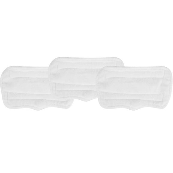 Aorsher 3 Pack Vacuum Mop Replacement Pads Compatible with Shark S3101 S3202 S3250 SP100K, Washable Cleaning Pad Steamer Pad for Hardwood Floors Cleaning