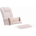 thumbnail image 1 of Aorsher 5PCS Glider Rocker Replacement Cushions Set with Ottoman Cover, Extra Thick, Supportive & Non-Slip, Includes Storage Side Pockets, Machine Washable Velvet Cushions for Rocking Chair, Recliner, 1 of 8