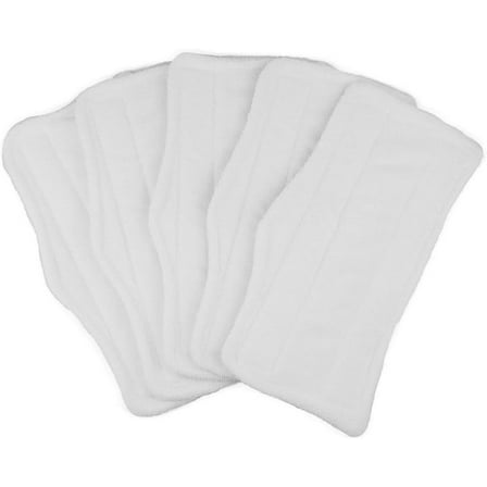Aorsher 5Pcs Vacuum Mop Replacement Pads Compatible with Shark S3101 S3202 S3250 S3251 SP100K, Microfiber Pads for Hardwood Floors Cleaning