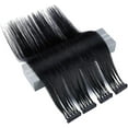 thumbnail image 1 of Aorsher 6D Hair Extensions Human Hair 2nd Generation No Trace 22inch Jet Black Hair Extensions Fast Installation and Removal 1 Row 5 bundles 10 Rows, 1 of 9