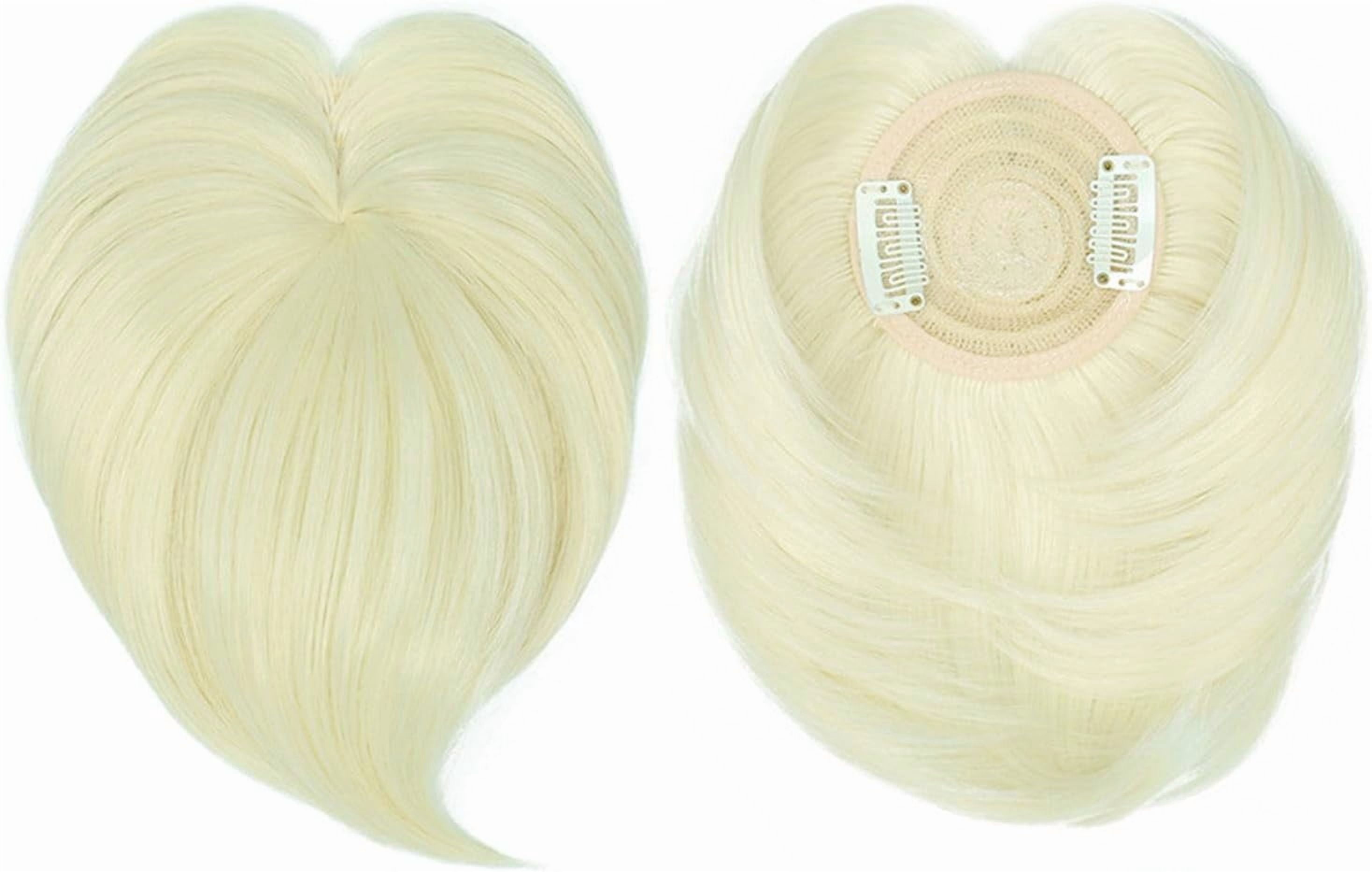 Aorsher 7 Inch Hair Topper Layered Synthetic Hair Toppers for Women with Thinning Hair Blonde Wiglets Toppers Hair Pieces