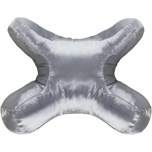 Aorsher Anti-Wrinkle Face Pillow for Side Sleepers & Back Sleepers, Massage Beauty Pillow for Wrinkles, Anti-Aging, Face Down Sleeping, Ergonomic, Gray