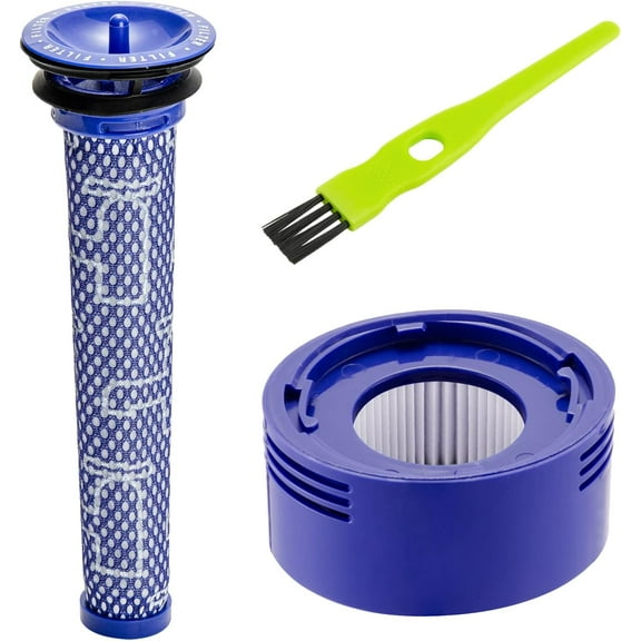 Aorsher Carbon Fiber Replacement Filter Compatible with Dyson V7 & V8, Compatible with Dyson V8 Animal, Absolute, Motorhead, V7 Animal Pro, V7 Absolute, Replaces OEM Parts 965661-01 & 967478-01