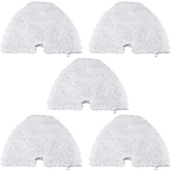 Aorsher Compatible with Shark Steam Mop Triangle Replacement Pads 5 Pack for S2902, S3455K, S3501, S3550, S3601, S3801, S3801CO, S3901, S4601, S4701, S4701D