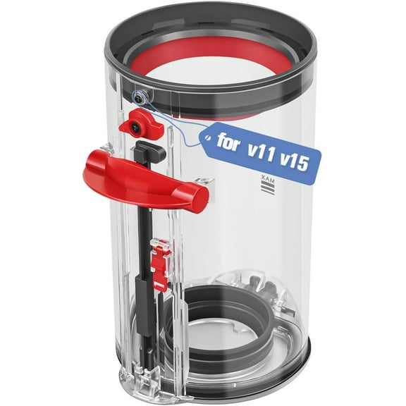 Aorsher Dust Bin Replacement Parts Compatible with V11 V15 Vacuum Cleaner, Canister Replacement Clear Bin Part No.970050-01/965443-01