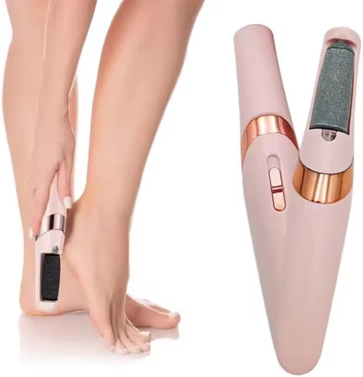 Aorsher Electric Callus Remover with 2 Durable Heads, Rechargeable Professional Cordless Hard Skin Removal for Dry &Dead Cracked Skin, Foot Pedicure Tool for Feet