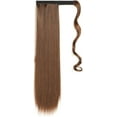 thumbnail image 1 of Aorsher Long Straight Ponytail Extension 22 Inch Wrap Around Copper A Ponytail Hair Extension Synthetic Heat Resistant Clips in Hairpiece for Women, 1 of 6