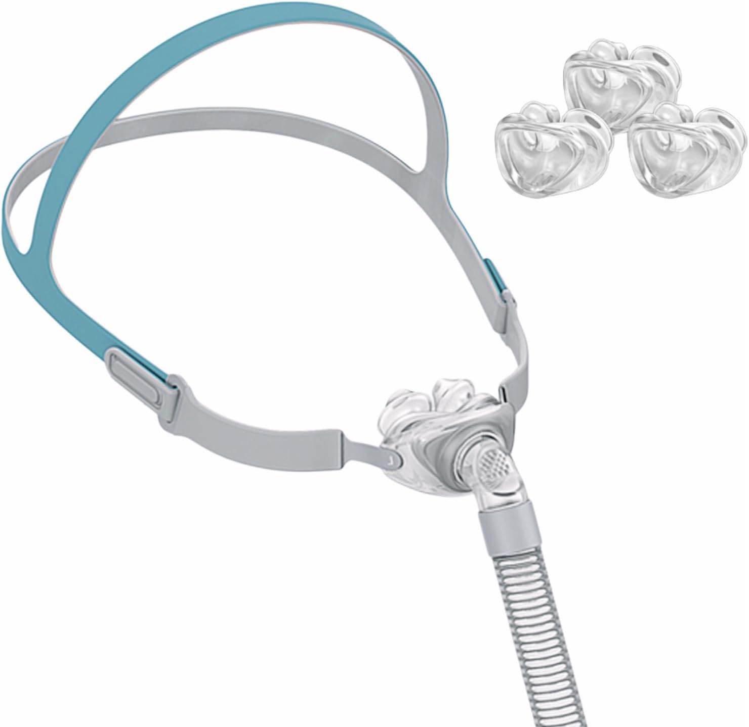 Universal Nasal Pillow CPAP Replacement Kit - Includes Headgear, Frame & 3 Cushions (S,M,L)